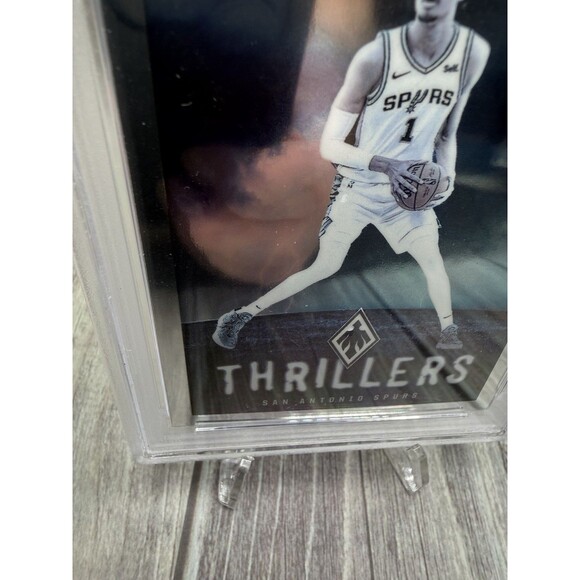 2023 PHOENIX VICTOR WEMBANYAMA THRILLERS #2 PSA  8 Nm/ Mt Spurs Rc - Picture 7 of 10